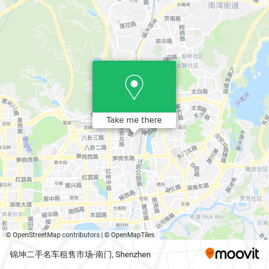锦坤二手名车租售市场-南门 map