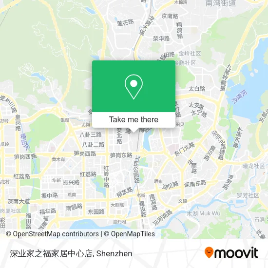 深业家之福家居中心店 map