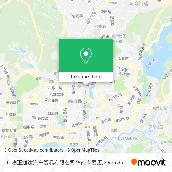 广物正通达汽车贸易有限公司华南专卖店 map