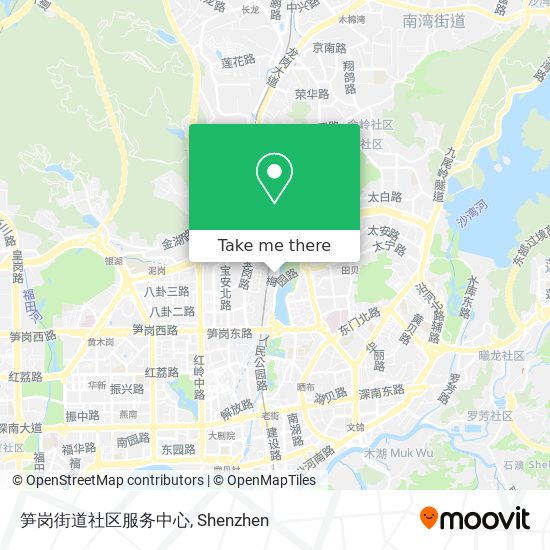 笋岗街道社区服务中心 map