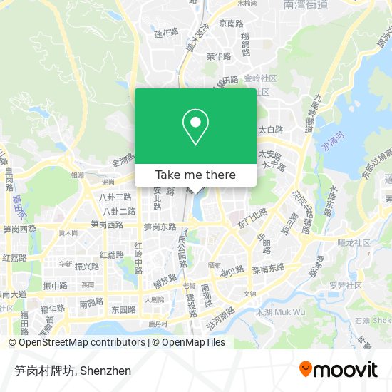 笋岗村牌坊 map