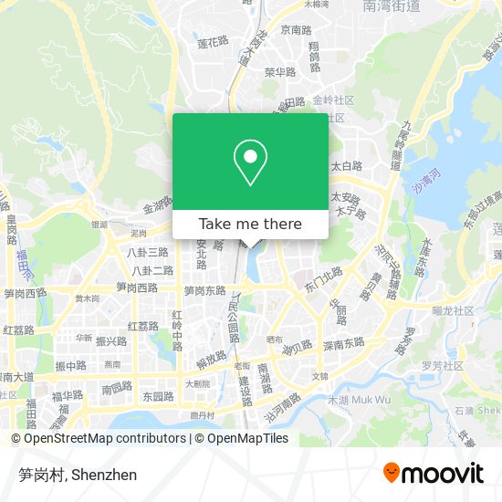 笋岗村 map