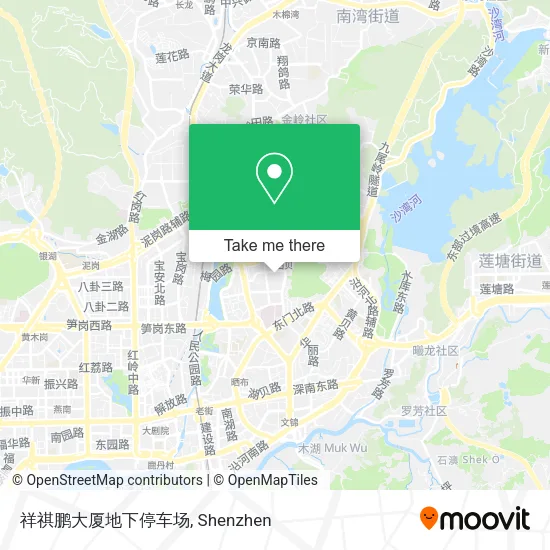 祥祺鹏大厦地下停车场 map