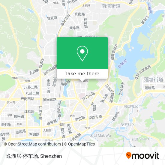 逸湖居-停车场 map
