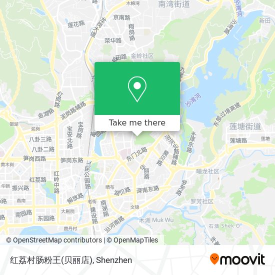 红荔村肠粉王(贝丽店) map
