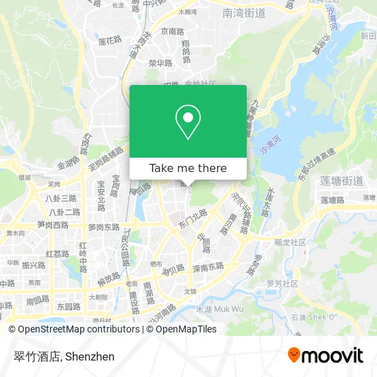 翠竹酒店 map