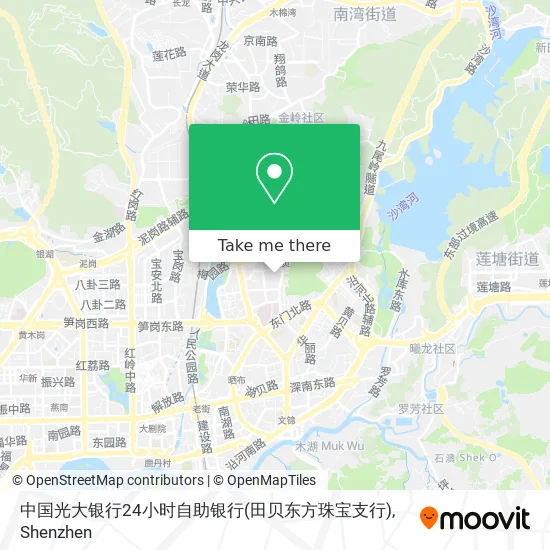 中国光大银行24小时自助银行(田贝东方珠宝支行) map