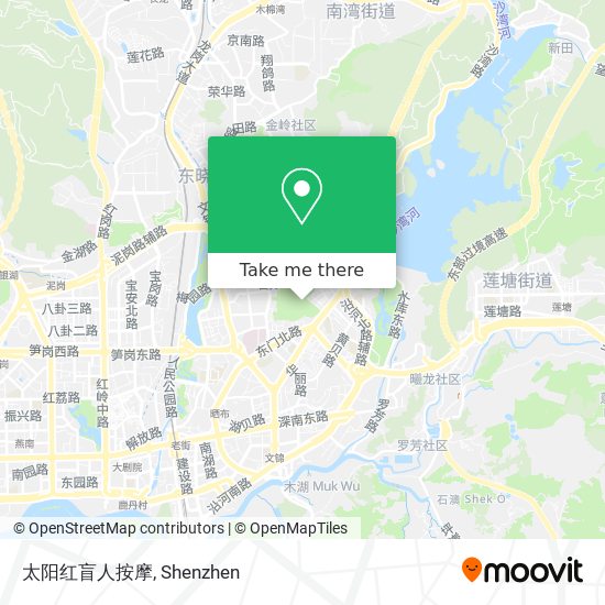 太阳红盲人按摩 map