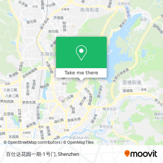 百仕达花园一期-1号门 map