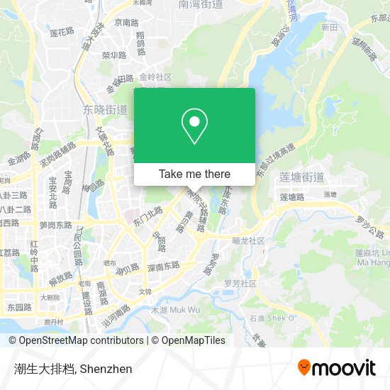 潮生大排档 map