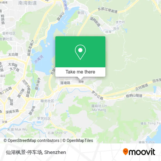 仙湖枫景-停车场 map