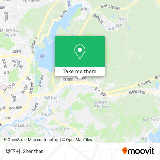 坳下村 map