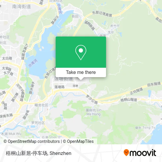 梧桐山新居-停车场 map
