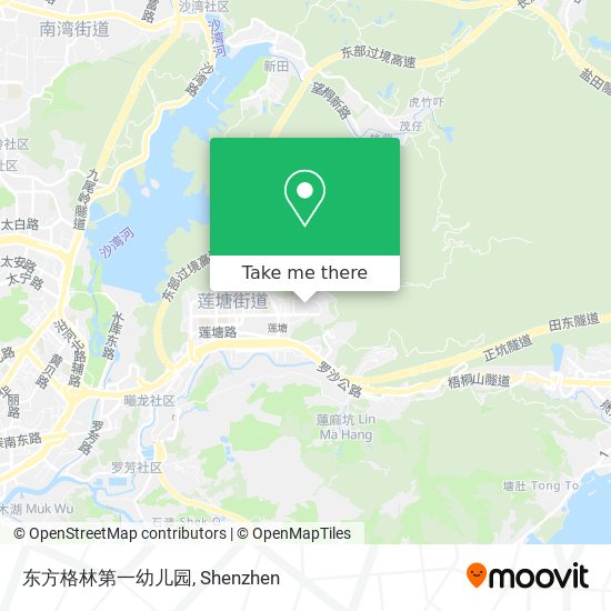 东方格林第一幼儿园 map