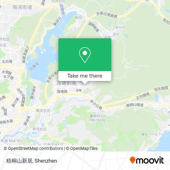梧桐山新居 map