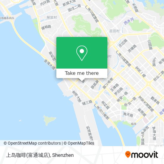 上岛咖啡(富通城店) map