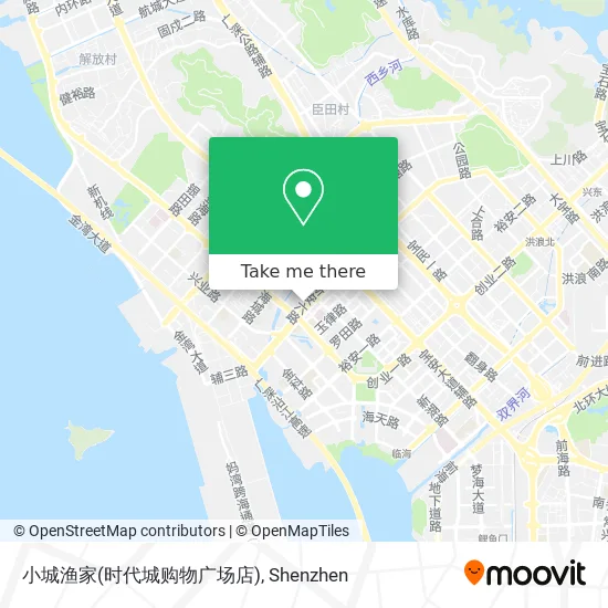 小城渔家(时代城购物广场店) map