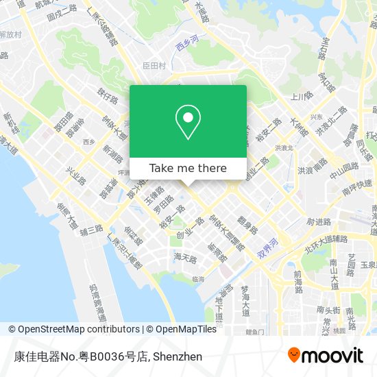 康佳电器No.粤B0036号店 map