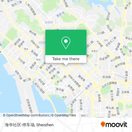 海华社区-停车场 map