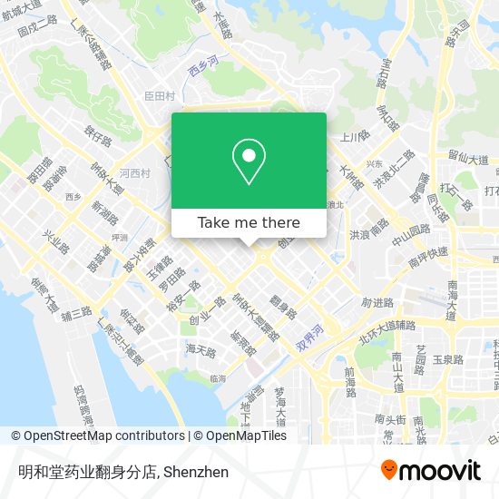 明和堂药业翻身分店 map