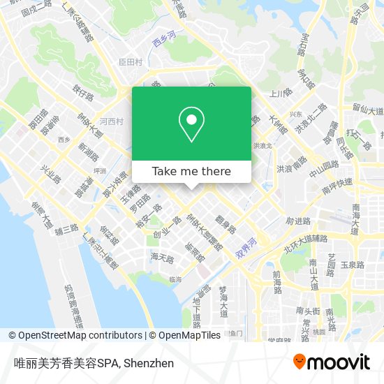 唯丽美芳香美容SPA map