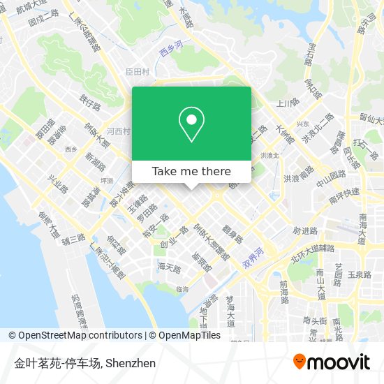 金叶茗苑-停车场 map