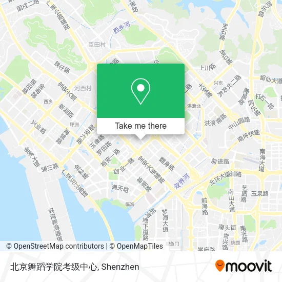 北京舞蹈学院考级中心 map