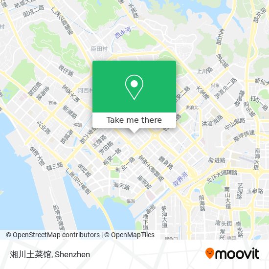 湘川土菜馆 map
