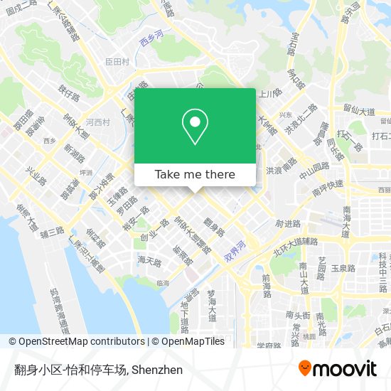 翻身小区-怡和停车场 map