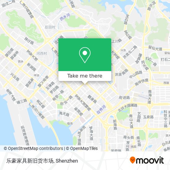 乐豪家具新旧货市场 map