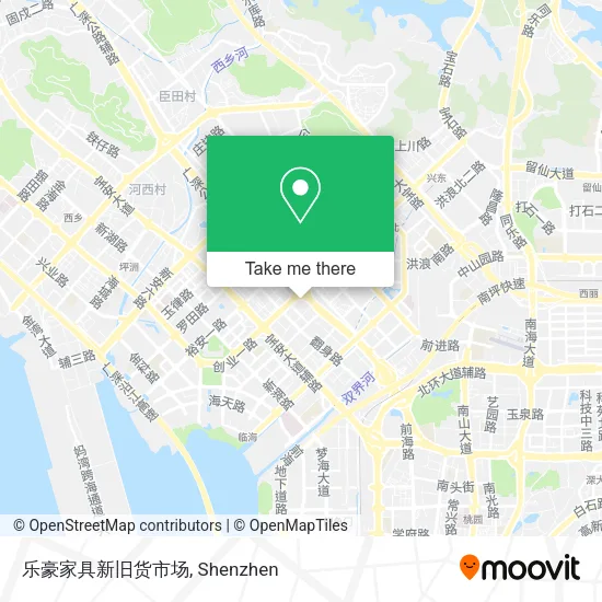 乐豪家具新旧货市场 map