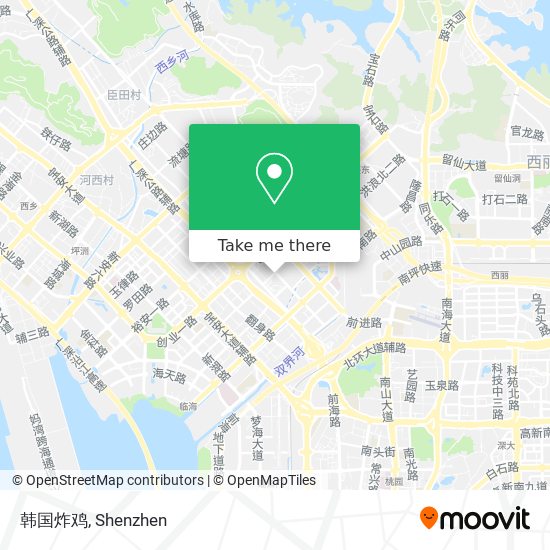 韩国炸鸡 map
