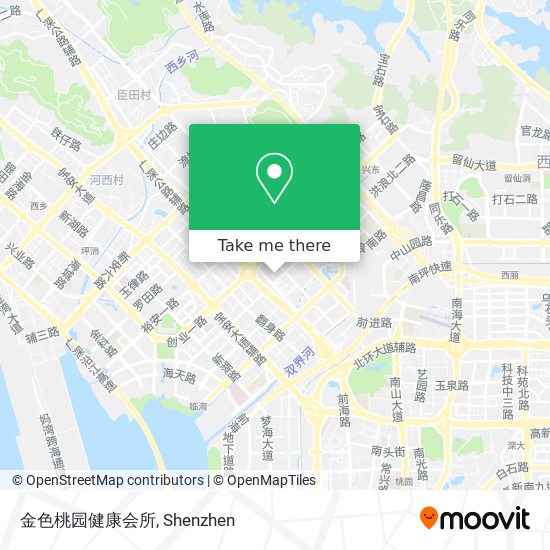 金色桃园健康会所 map