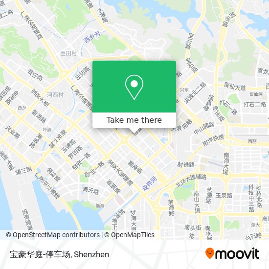 宝豪华庭-停车场 map