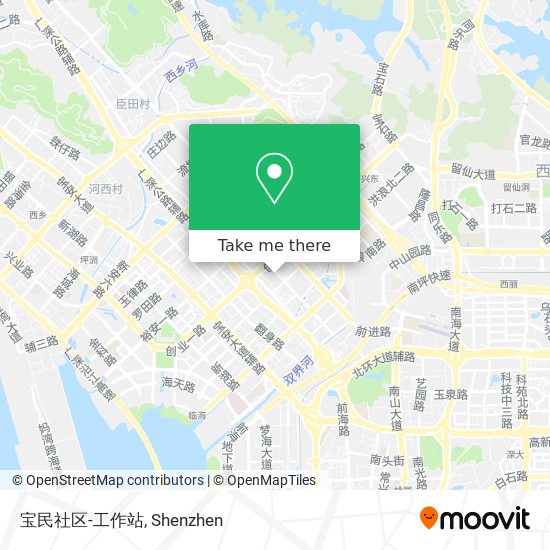 宝民社区-工作站 map