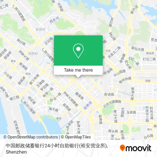 中国邮政储蓄银行24小时自助银行(裕安营业所) map