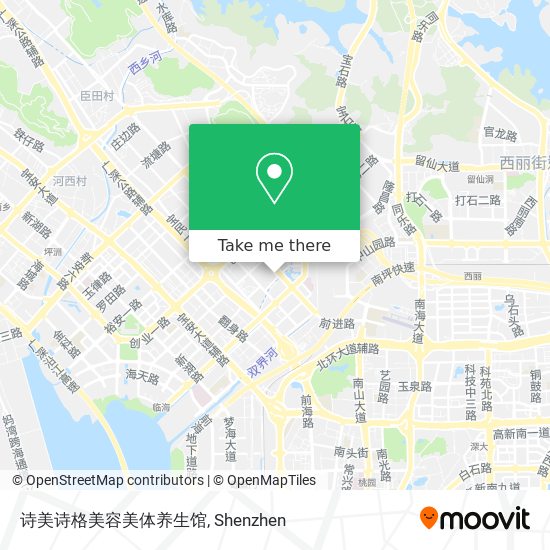诗美诗格美容美体养生馆 map