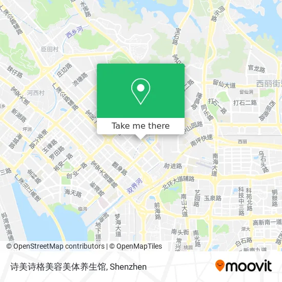 诗美诗格美容美体养生馆 map