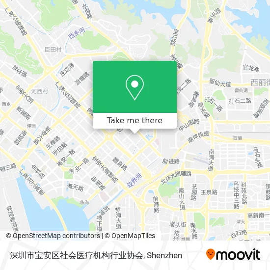 深圳市宝安区社会医疗机构行业协会 map