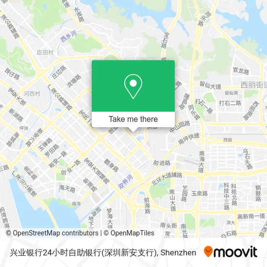 兴业银行24小时自助银行(深圳新安支行) map