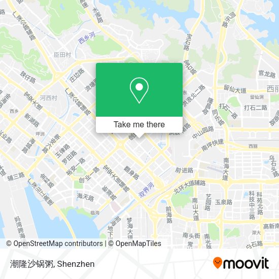 潮隆沙锅粥 map