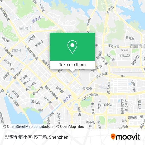 翡翠华庭小区-停车场 map
