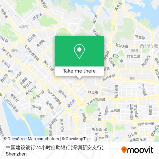 中国建设银行24小时自助银行(深圳新安支行) map