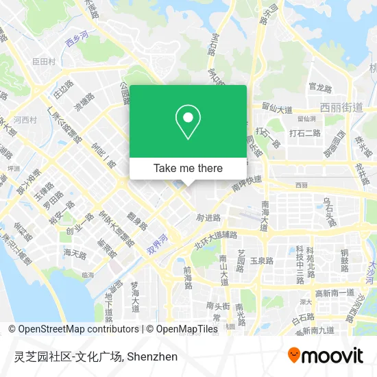 灵芝园社区-文化广场 map