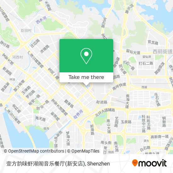 壹方韵味虾湖闹音乐餐厅(新安店) map