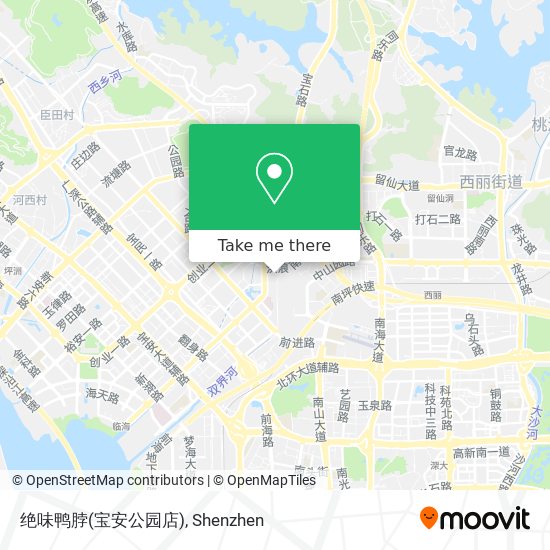 绝味鸭脖(宝安公园店) map