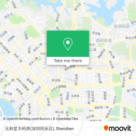 元和堂大药房(深圳同乐店) map