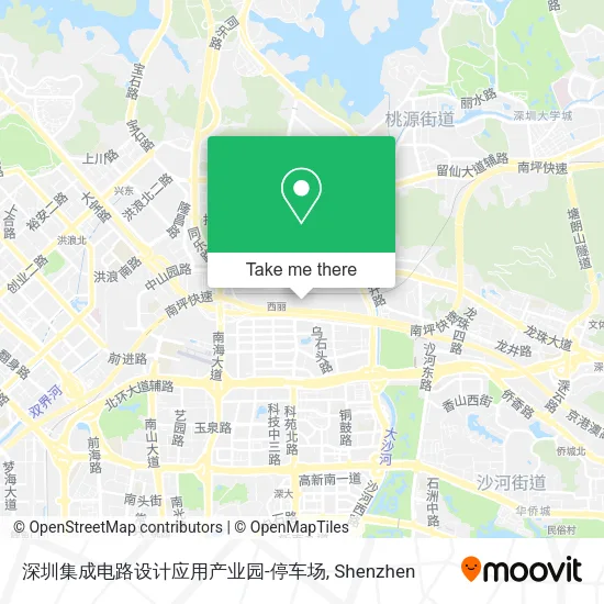 深圳集成电路设计应用产业园-停车场 map