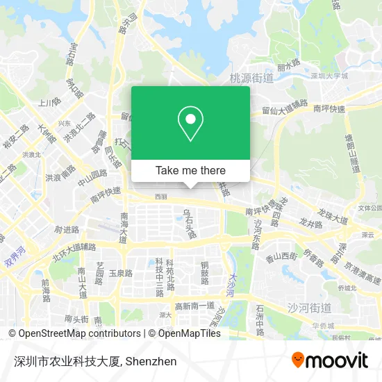 深圳市农业科技大厦 map
