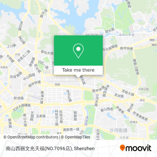 南山西丽文光天福(NO.7096店) map